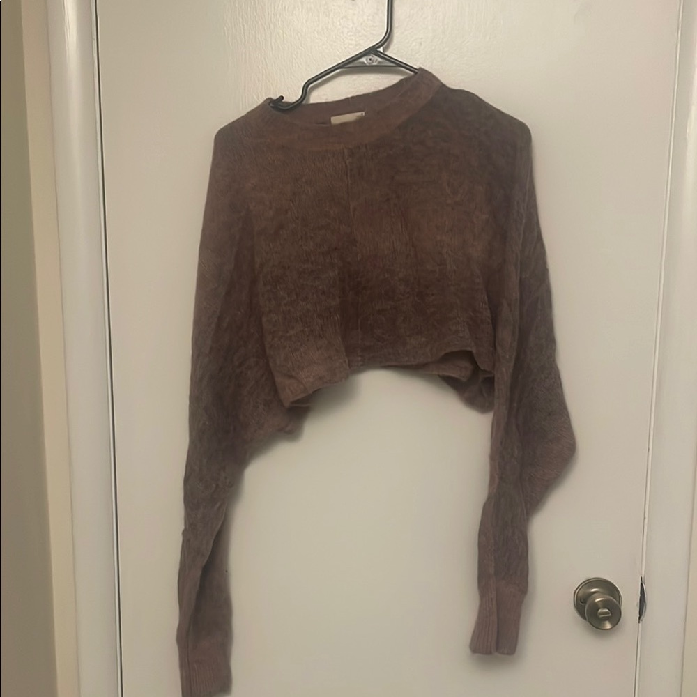 Wilfred free purple cropped sweater M
